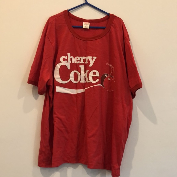 Red cherry coke shirt, size 18 - Picture 2 of 5